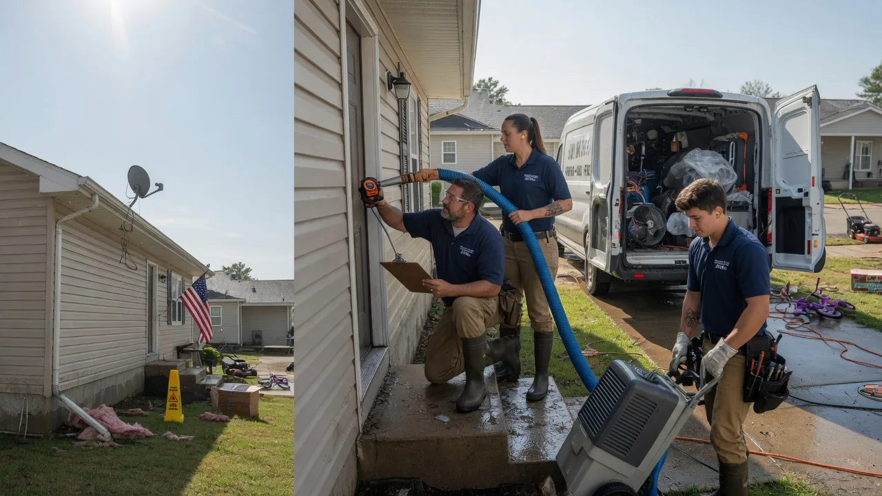 Ceiling Water Damage Restoration in Croswell, MI near me
